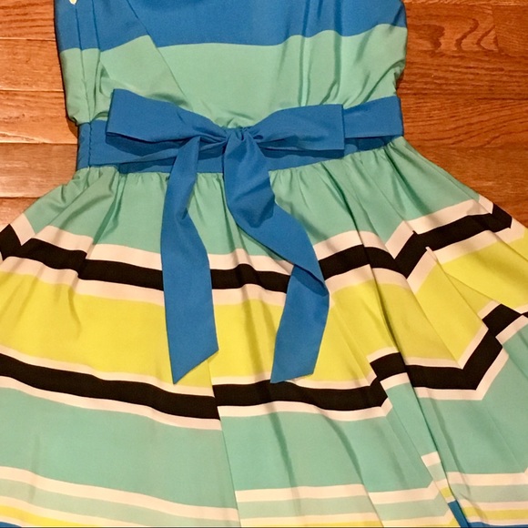 VINCE CAMUTO Pastel Stripe Dress - Picture 2 of 5